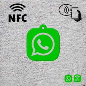 Chaveiro WhatsApp NFC para Empresa e Profissional