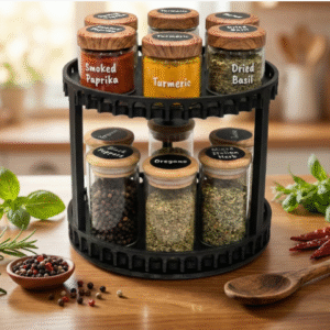 Suporte para Temperos Organizador Modular de Cozinha Funcional Premium